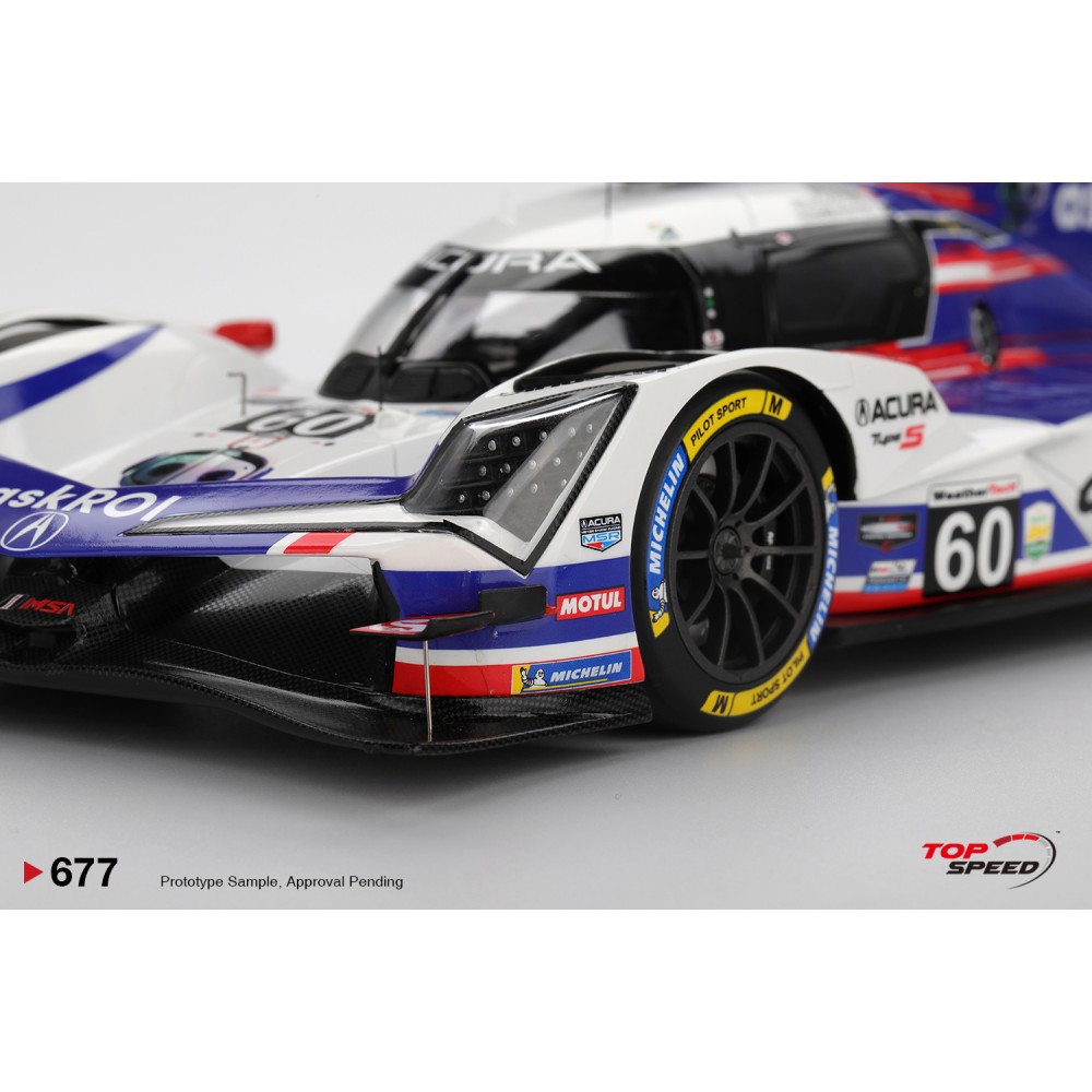 Top Speed 1/18 Acura ARX-06 GTP #60 - Vainqueur Daytona 24h 2023 - Résine